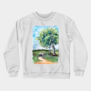 Walk in the bush. Artwork by Annalisa Amato Crewneck Sweatshirt